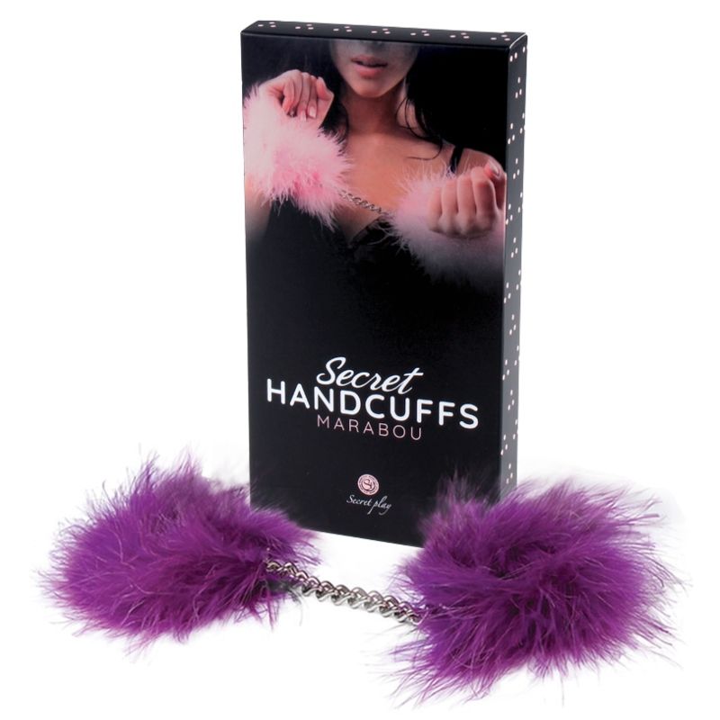 SECRETPLAY - MENOTTES MARABOU VIOLET – Image 3
