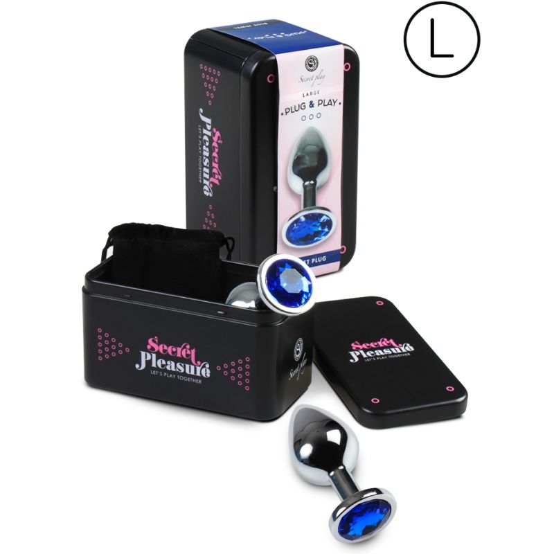 SECRETPLAY - PLUG ANAL TAILLE L BLEU – Image 2