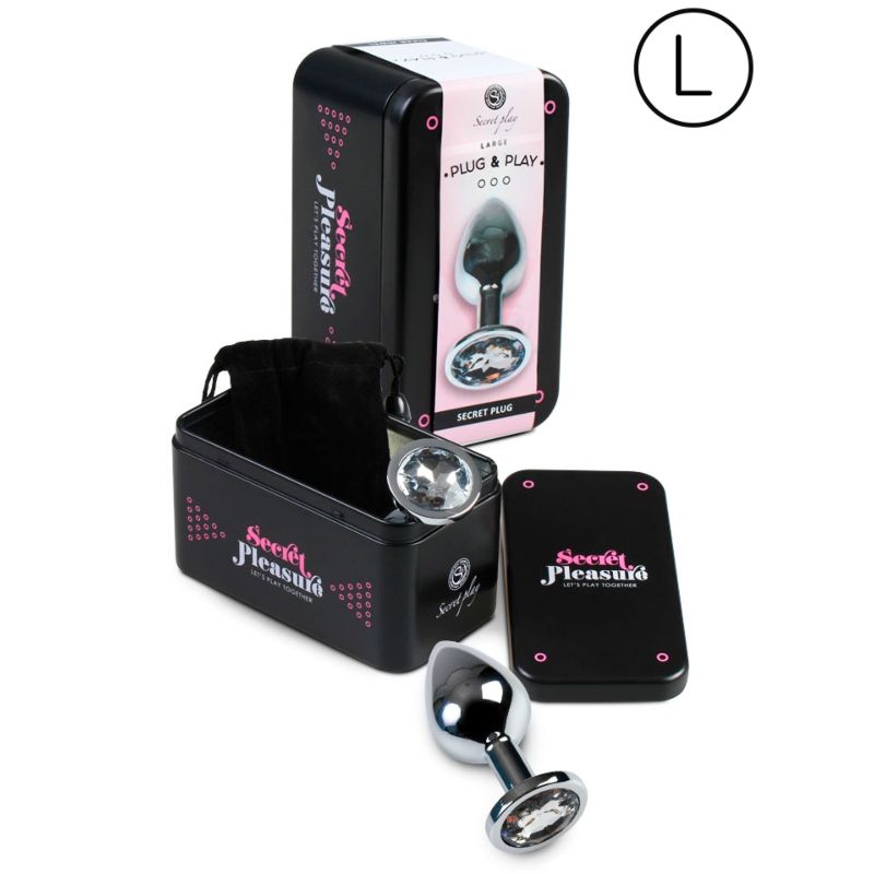 SECRETPLAY - PLUG ANAL TAILLE L - CLAIR – Image 2