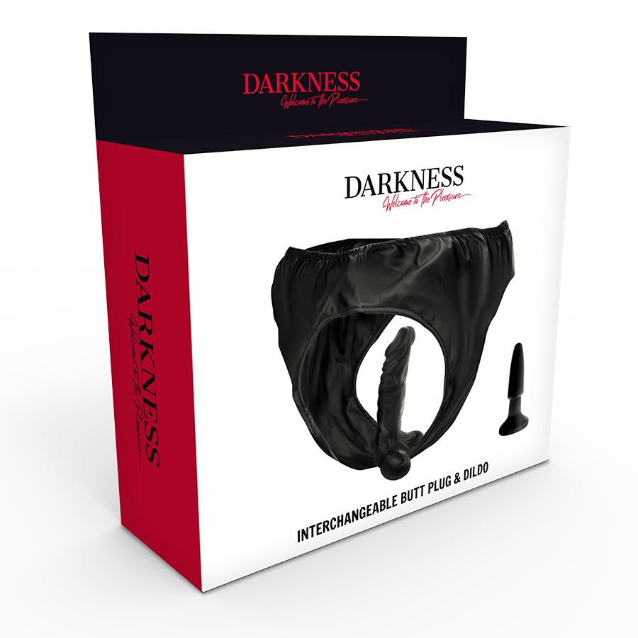 DARKNESS - CULOTTE AVEC PLUG ET GODE INTERCHANGEABLE – Image 4