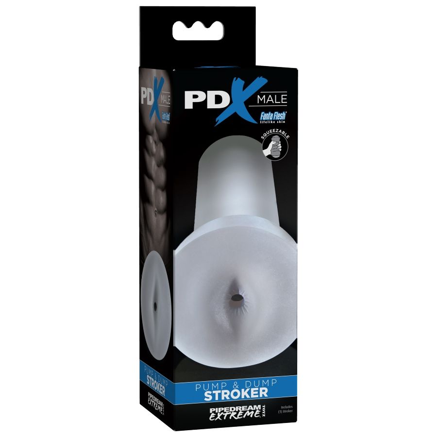 PDX MALE - POUSSOIR POMPE ET DUMP - TRANSPARENT – Image 3