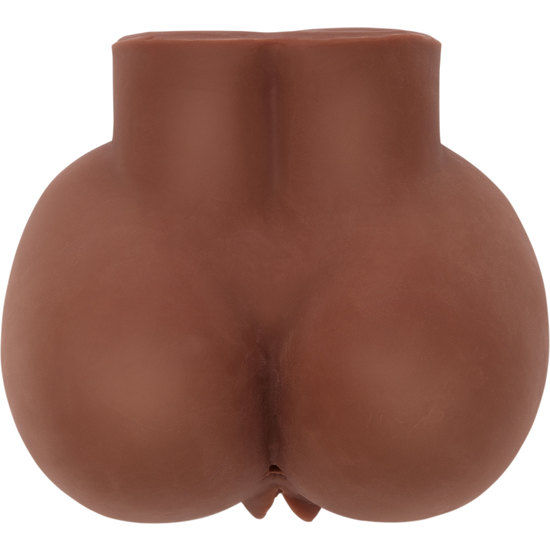 ACT - MASTURBATEUR RÉALISTE BIG ASS AVEC VIBRATEUR MARRON – Image 4