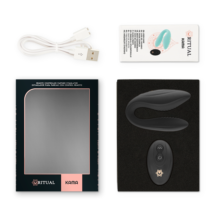 RITHUAL - TÉLÉCOMMANDE KAMA POUR COUPLES AZABACHE – Image 7
