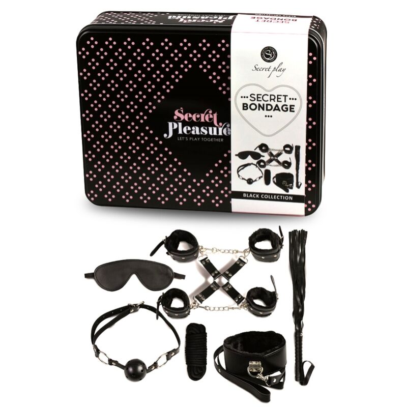 SECRETPLAY - BDSM SET 8 PCS NOIR – Image 2