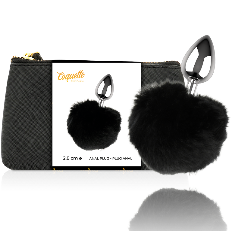 COQUETTE CHIC DESIRE - PLUG ANAL METAL TAILLE L 2.8 X 4.1 CM – Image 2