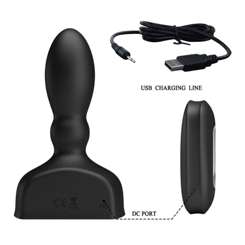 MR PLAY - TÉLÉCOMMANDE DE PLUG ANAL GONFLABLE NOIR – Image 3