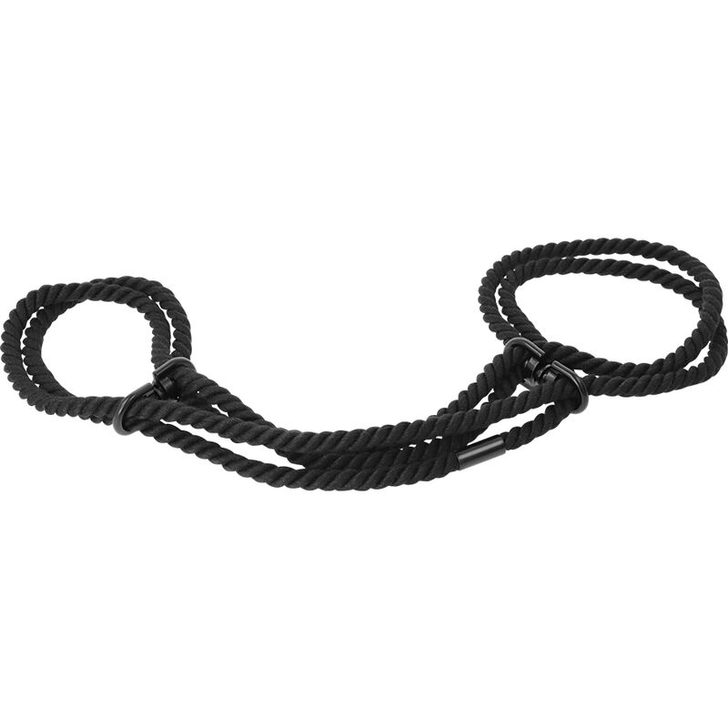DARKNESS - MENOTTES EN CORDE OU MENOTTES DE CHEVILLE 100% COTON – Image 3
