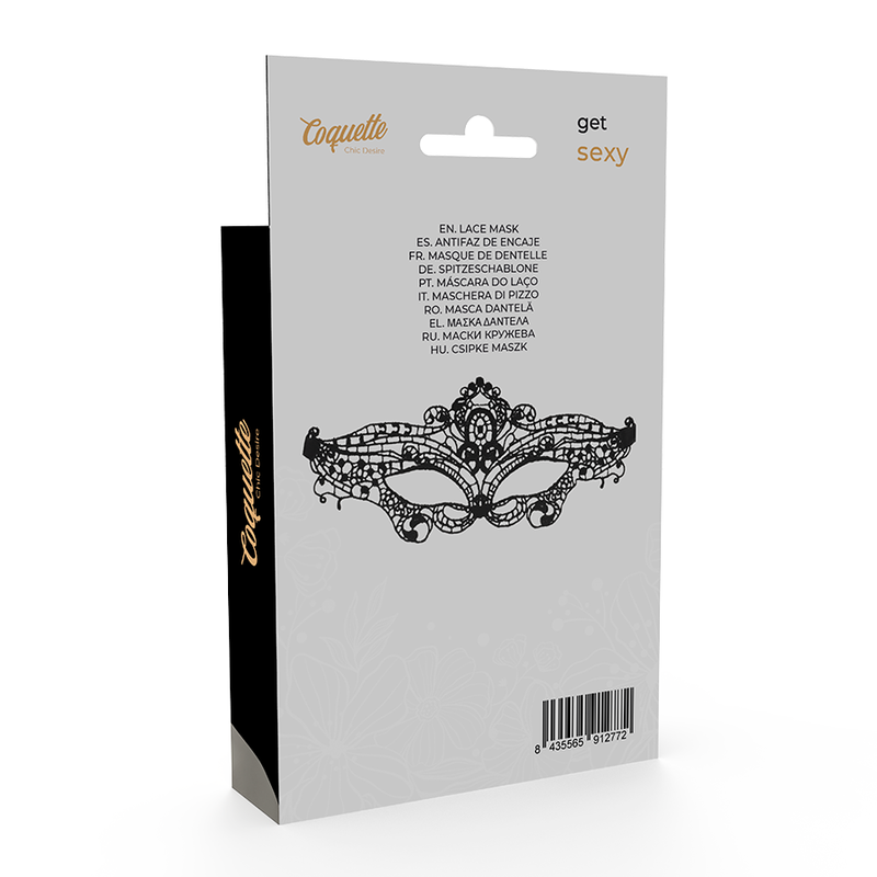COQUETTE CHIC DESIRE - MASQUE FINE DENTELLE NOIRE – Image 6
