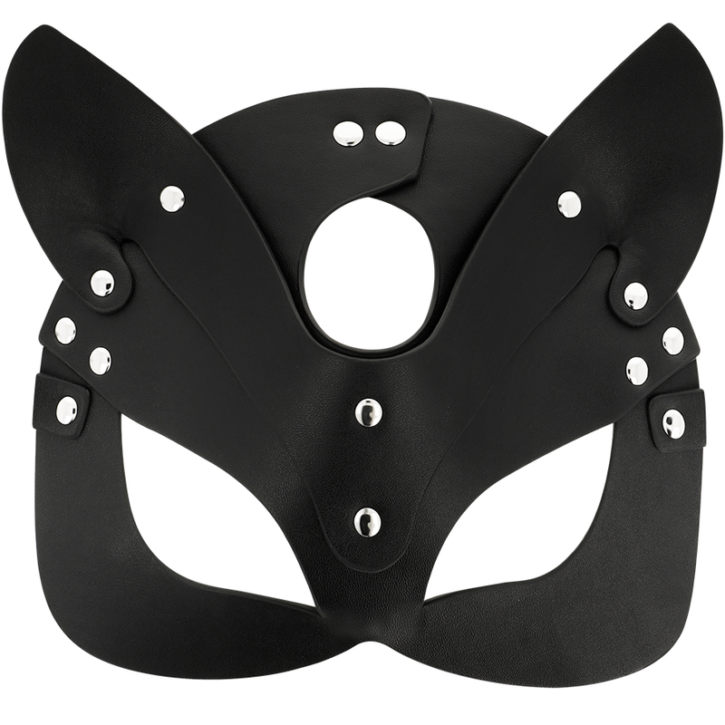COQUETTE CHIC DESIRE - MASQUE EN CUIR VEGAN AVEC OREILLES DE CHAT – Image 3