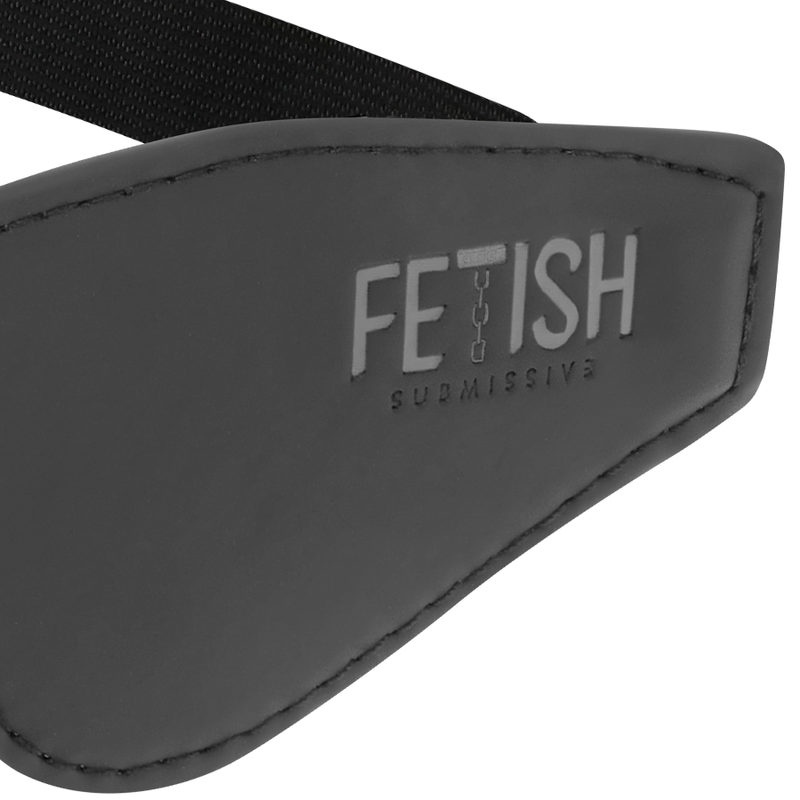 FETISH SUBMISSIVE - MASQUE EN CUIR VÉGAN AVEC DOUBLURE EN NOPRÈNE – Image 3