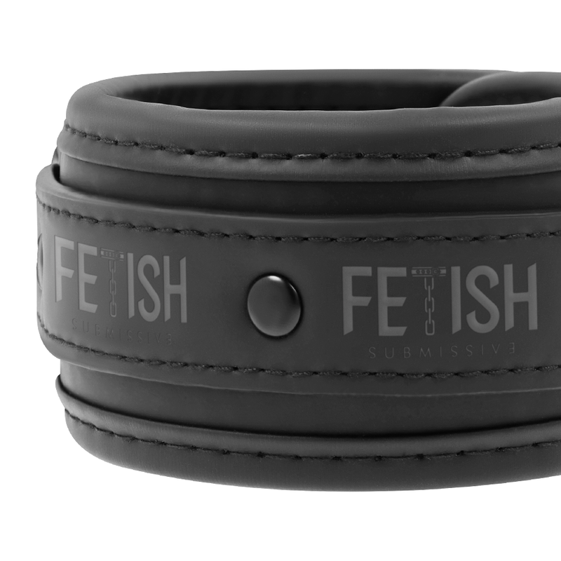 FETISH SUBMISSIVE - POSITION MAÎTRE AVEC 4 MENOTTES DOUBLÉES DE NOPRÈNE – Image 5