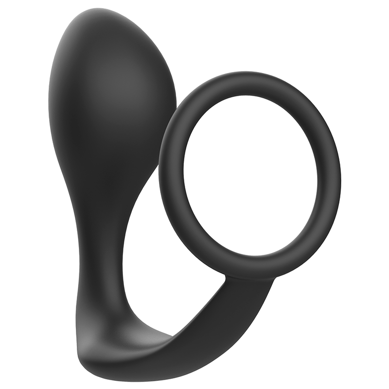 ADDICTED TOYS - PLUG ANAL AVEC ANNEAU EN SILICONE NOIR – Image 3